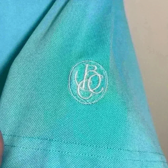 Dunning Golf Men’s Golf Polo Size Medium Ballantyne Country Club Wicking Stretch - Picture 7 of 8